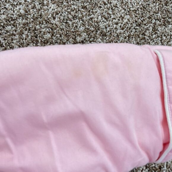 Vintage 80s 90s TidyKins Pink Elephant Pink Snowsuit - Picture 8 of 16